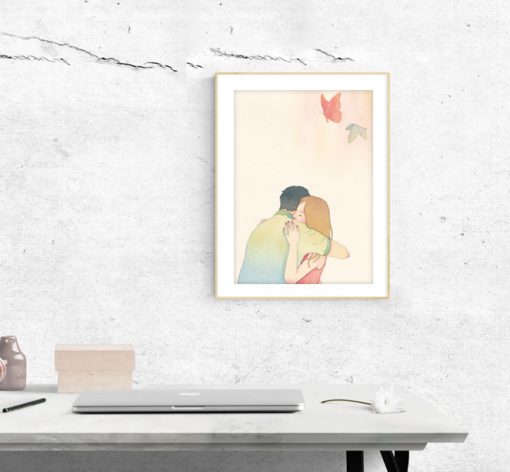 Art Print - Intimacy in slow living collection by Eding Illustration
