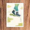 postcard-walk in slow living collection 2 by Eding Illustration