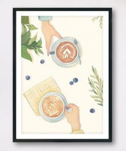 Art Print - taste in slow living collection by Eding Illustration